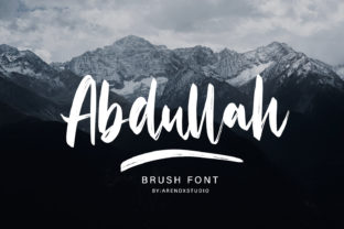 Abdullah Typeface: Organic Script for Authentic Brand Identity