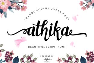 Athika Script Font for Elegant Editorial Design