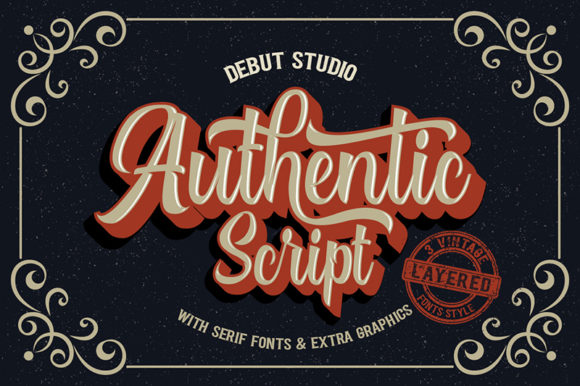 Authentic Duo: A Versatile Script Handwritten Font for Crafters
