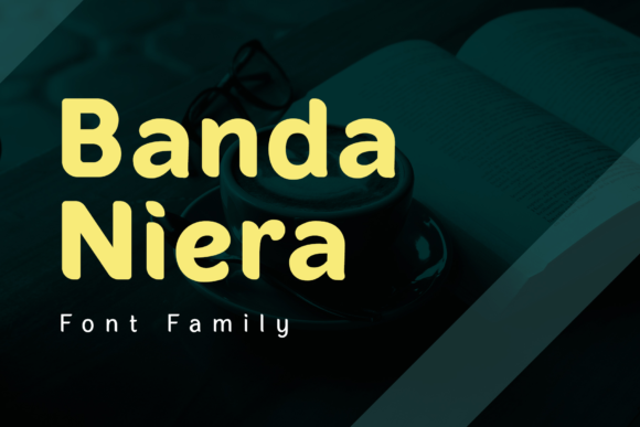 Banda Niera Typeface for Handmade Labels and Invitations
