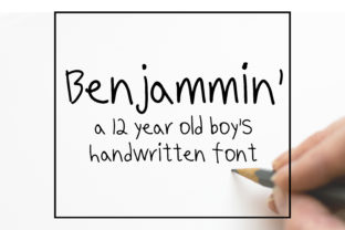 Benjammin: A Handwritten Sans Serif for Playful Design