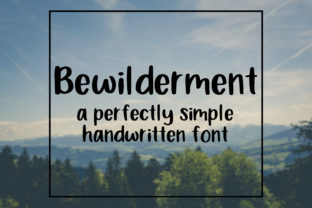 Bewilderment: The Hand Lettered Sans Serif Font for Clear Campaign Visuals