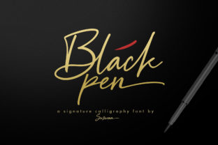 Black Pen Script: A Fresh Handwritten Typeface for Modern Branding