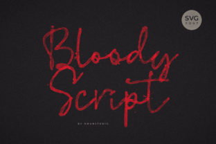 Bloody Script: A Horror Font for Edgy Branding