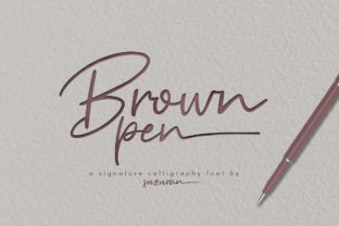 Brown Pen Script: A Fresh Handwritten Typeface for Editorial Design