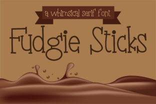 Fudgie Sticks Typeface: A Youthful Serif for Modern Branding
