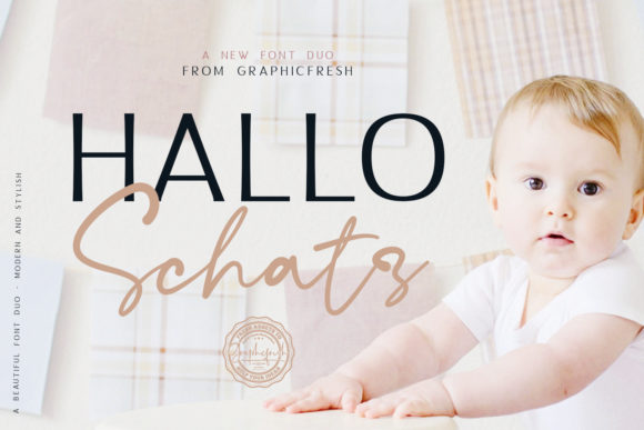 Hallo Schatz Duo: The Elegant Sans Serif Fonts for Professional Branding