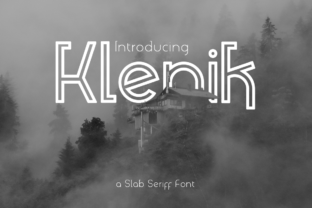 Klenik: The Bold Slab Serif Font for High-Impact Digital Marketing