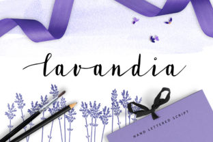 Lavandia: A Soft Script Handwritten Font for Editorial Design