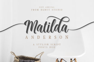 Matilda Anderson Duo: An Elegant Script Handwritten Typeface for Editorial Design