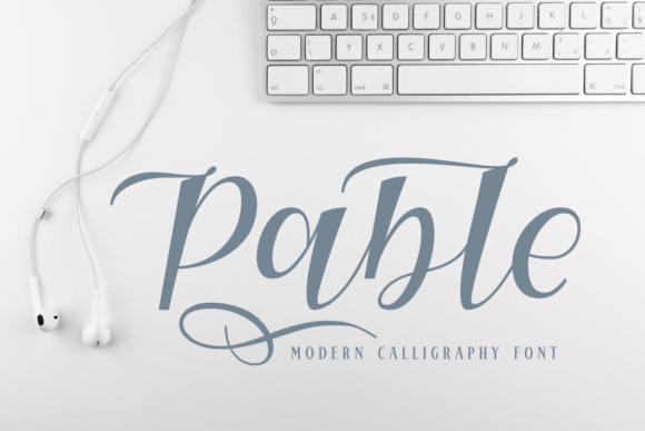 Pable: The Modern Calligraphy Font for Elegant Brand Design