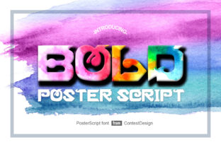 Poster Script: A Bold Handwritten Typeface for Editorial Design