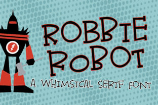 Robbie Robot: A Bold Serif Font for High-Impact Campaigns