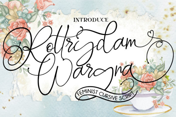 Rottrydam Wargna: A Handwritten Typeface for Editorial Design