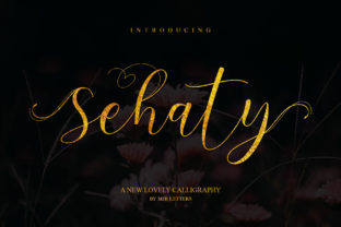 Sehaty: Elegant Handwritten Fonts for Sophisticated Branding