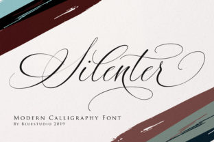 Silenter: The Sophisticated Script Handwritten Font for Elegant Craft Projects