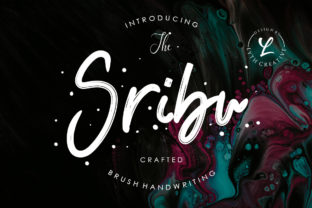 Sribu: A Bold Handwritten Font for Authentic Brand Identity