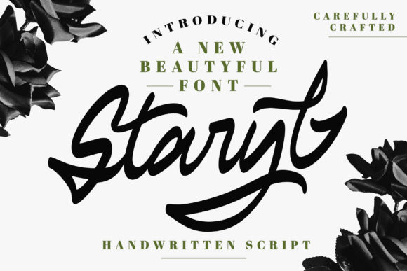 Staryl: A Bold Handwritten Font for Standout Campaigns