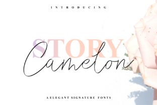 Story Camelon Typeface for Elegant Branding and Fashion-Inspired Designs