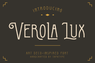 Verola Lux: The Vintage Sans Serif Font for Handmade Brands