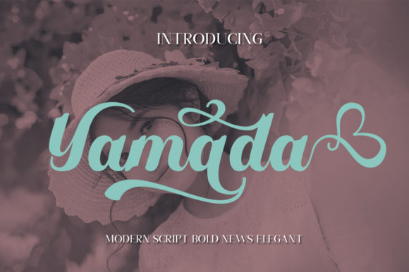 Yamada Script Font Review for Small Business Branding